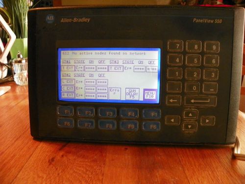 Allen bradley panelview 550 operator interface for sale