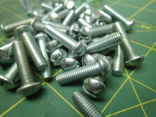 10-32 X 3/4 ROUND HEAD SLOTTED MACHINE SCREWS ZINC PLATED (QTY 118) #55924