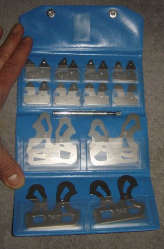 FUJI RADIUS GAGE SET L300 CX 25 PIECES