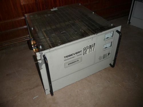 Tebevert 2500VA G48E230/10,9/2rfg-Wg2,5 Inverter