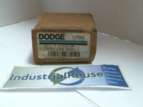 NEW 2517 X 2-1/2 KW DODGE Taper-Lock Bushing 2517X2-1/2KW NEW OLD STOCK