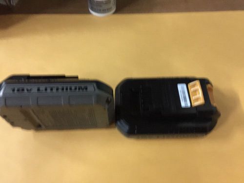 2 New 18 Volt Bostitch Lithion Batteries BTC480L