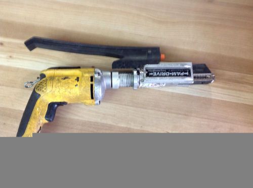 DEWALT SCREW GUN &amp; PAM- DRIVE AUTOFEED SCREW DECK GUN