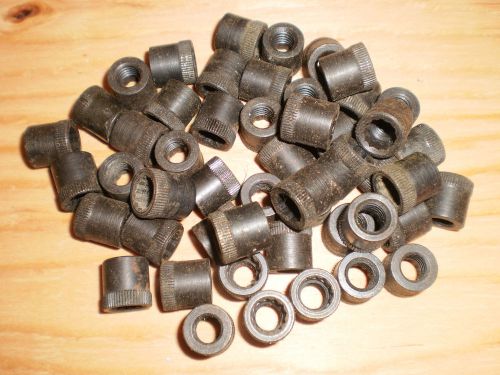 50 allen nuts  5/16&#034; - 18  black oxide alloy steel 12 point internal wrenching for sale