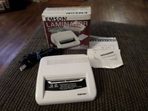 Emson Laminator Machine Model 2291 With Instructions Tested Good Shape