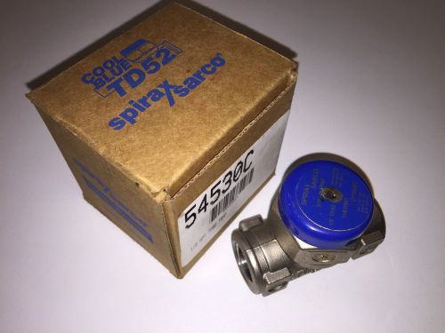 Spirax Sarco 1/2&#034; NPT TD52 Thermo Dynamic Steam Trap NIB 54530C New 600 PSIG