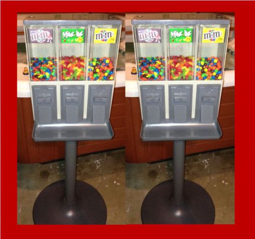 2 vendstar  6000 bulk candy gumball vending machines for sale