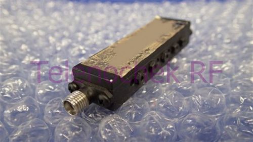 RF microwave band pass filter 9550 MHz CF/ 3500 MHz BW/ power   5 Watt / data