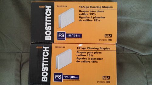 3250 Stanley Bostitch 1/2&#034; Crown 2&#034; &amp; 1 1/2&#034; Hardwood Flooring Staples