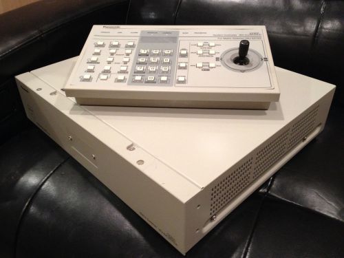 PANASONIC WJ-SX150A MATRIX SWITCHER 16 INPUT MULTIPLEXER and WV-CU360 Controller