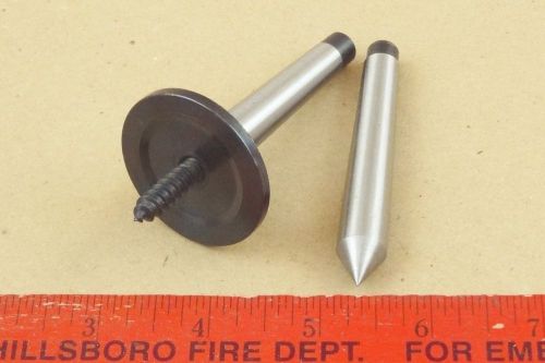 NEW UNUSED MT1 SCREW CENTER &amp; MT1 60 DEGREE DEAD CENTER LATHE TOOL 4 ATLAS 6 618