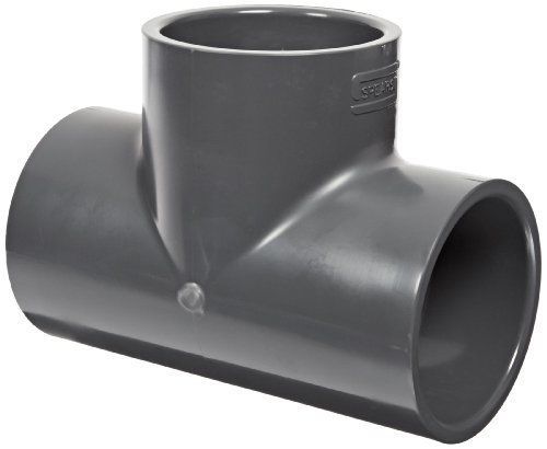 Spears 801 Series PVC Pipe Fitting  Tee  Schedule 80  3&#034; Socket