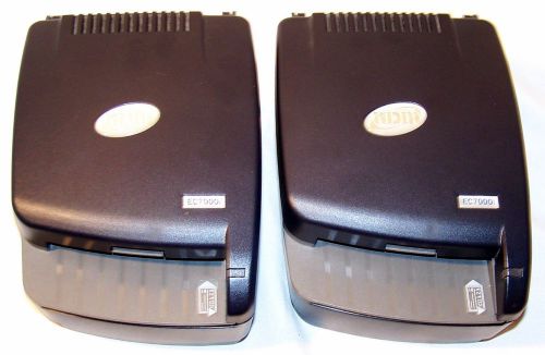 LOT (2) RDM EC7000i DUAL SIDED CHECK READER SCANNERS EC7011