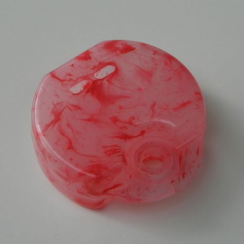 PINK CORAL SPLASH - PREMIUM RETAINER CASE - DENTURE / GUARD - DENTAL/ORTHODONTIC