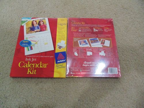 2 AVERY Ink Jet Photo Calendar Kits #3278 Make Your Own Calendars -