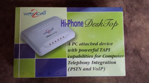 *way2call* hi-phone desktop usb hd00usgr02 for sale