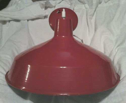 Dome hanging incandescent lamp 14&#034; (commercial)