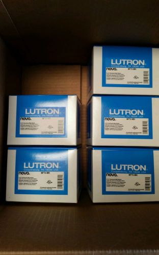 Lutron NFTV-WH Nova 0-10V 60A Fluorescent LED Single Pole Slide-to-Off Dimmer