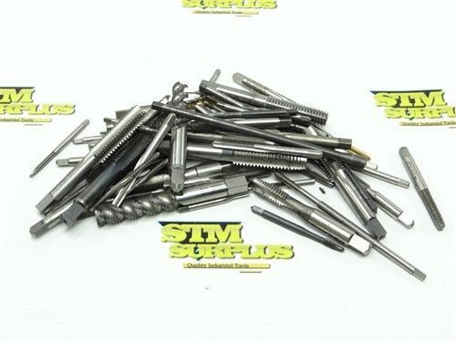 BIG ASSORTED LOT OF HSS TAPS NO.0 -80 NF TO 7/16&#034; -14 NC REGAL TITAN BALAX USA