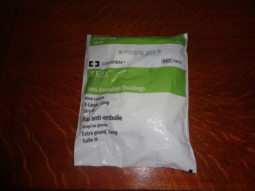 Covidien T.E.D. Anti-Embolism STockings-Knee Length-New-XL/Long