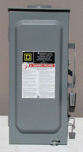 New Square D D322NRB Safety Switch 60A 240 VAC