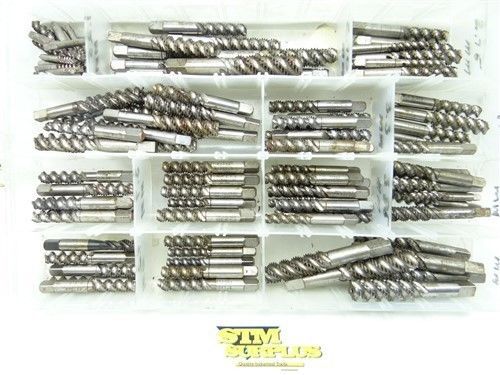 HUGE ASSORTED LOT OF HSS SPIRAL MACHINE TAPS NO.10 -32 TO M16X2 H.W GTD USA