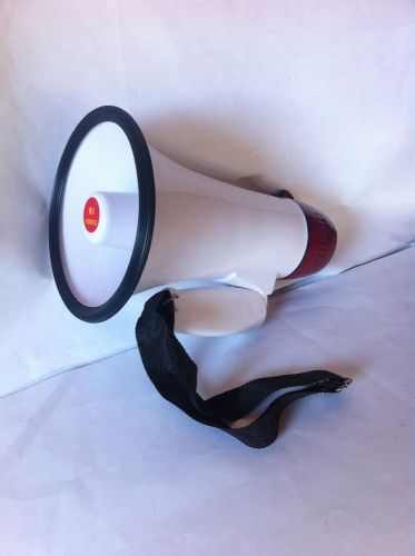 NEW MEGAPHONE MINI BULLHORN 5W SPEAK &amp; MUSIC RALLY CHEERLEADING