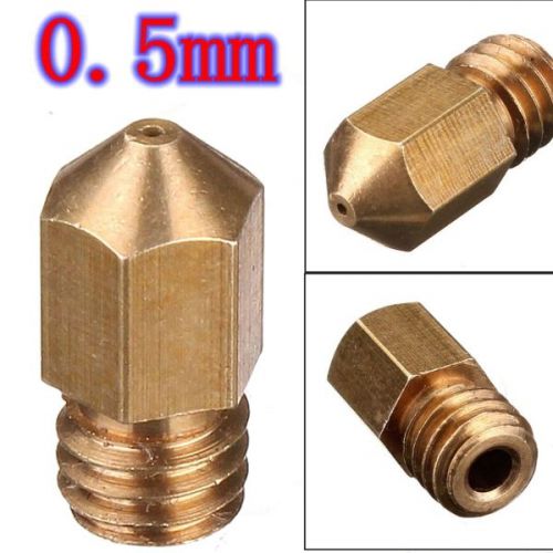 3D Printer Extruder Nozzle Print Head 0.5mm For Makerbot MK8 RepRap Reprap DIY