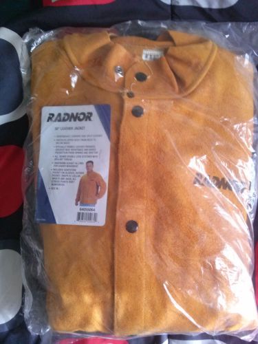 radnor leather welding jacket xl