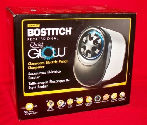 Stanley Bostitch QuietSharp Glow Electric Classroom Pencil Sharpener EPS11HC