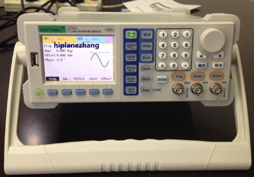 2CH 160MSa/s Function Signal Arbitrary Waveform Generator 10MHz 3.5&#034; TFT LCD USB