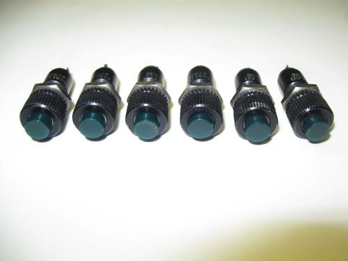 (6) DIALCO 7538 Panel Mount Indicator Lights