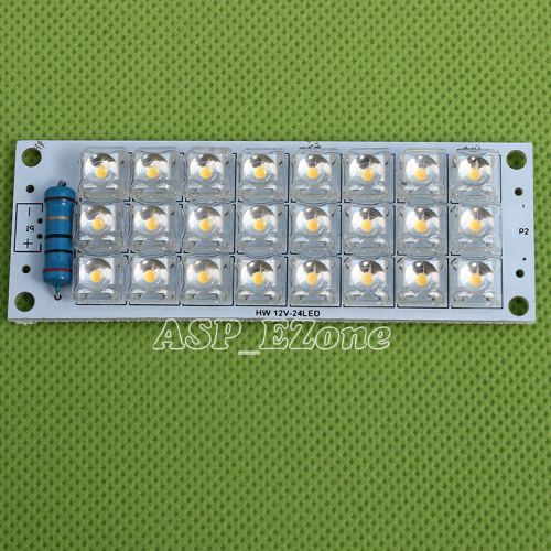 Warm White 12V LED Panel Board 24 Piranha LED Energy Saving Panel Light