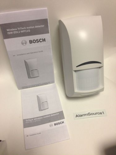 ISW-ZDL1-WP11G &#034;New in Box&#034; Bosch TriTech Motion Sensor Pet Immunity ZigBee