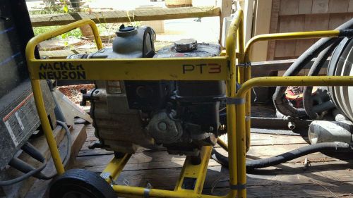 Wacker Neuson 3&#034; trash pump Honda GX240