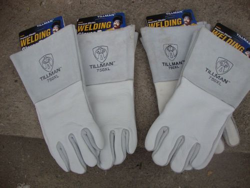 TILLMAN 750 XL PREMIUM WELDING GLOVES, 4 pairs.