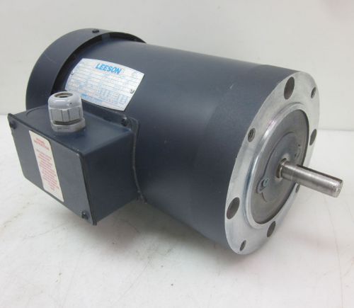 Leeson C6T11FC25A 1-1/2-Hp 3-Ph TEFC H56C AC Motor 1.5-Hp 1140-RPM