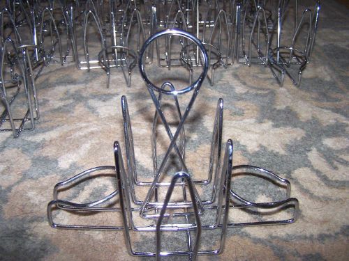 Nice vtg lot of 26 chrome salt, pepper &amp; sugar racks (extra 7 w/ missing parts) for sale