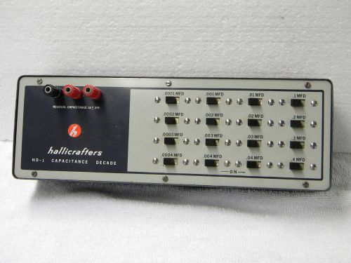 Hallicrafters Vintage HD-1 Capacitance Decade Box