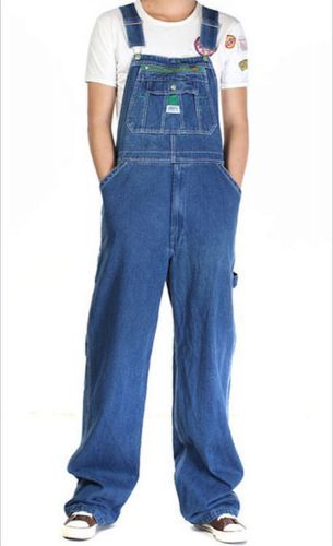 Liberty Unisex Mens Womens Bib and Brace 100% Cotton Denim Overalls 48 x 30 XXL