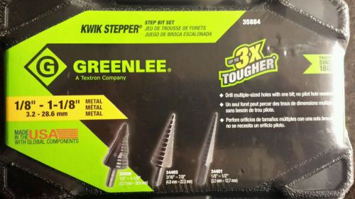 Greenlee step drill set