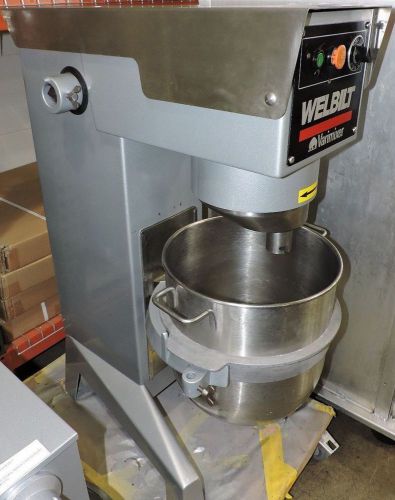 MIXER - Varimixer Welbilt W40P Planetary 40 Quart with Stainless 40 qt. Bowl