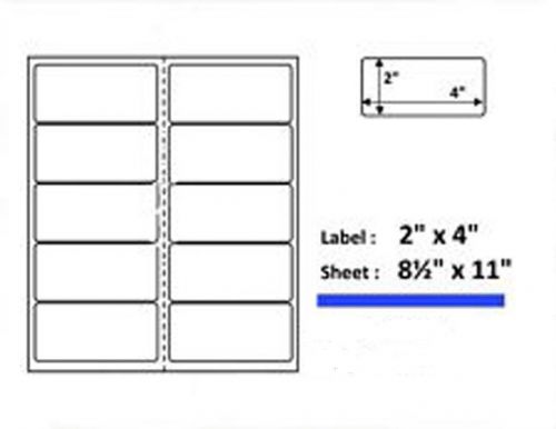 10,000 Premium Shipping Labels 2&#034;X4&#034; 1000 Sheets Compare Avery 5163