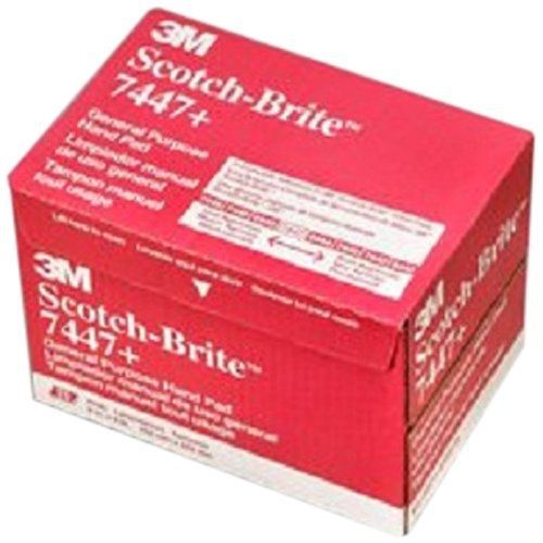 Scotch-Brite(TM) General Purpose Hand Pad 7447B, Aluminum Oxide, 9&#034; Length x 6&#034;