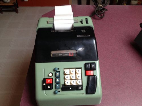 Vintage Olivetti Underwood Multisumma 22  Adding Machine Made in Italy