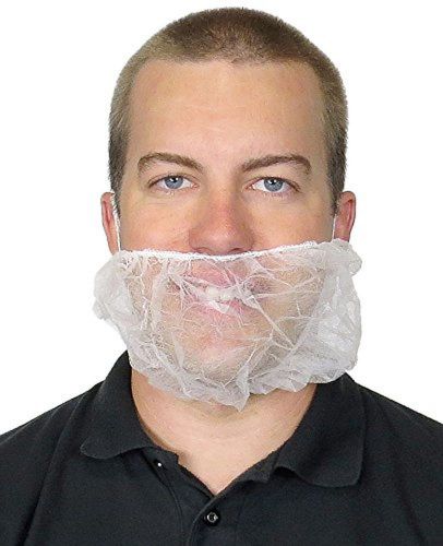 UltraSource 444040 Beard Guard Bouffant 18&#034; (Pack of 100) Ultrasource