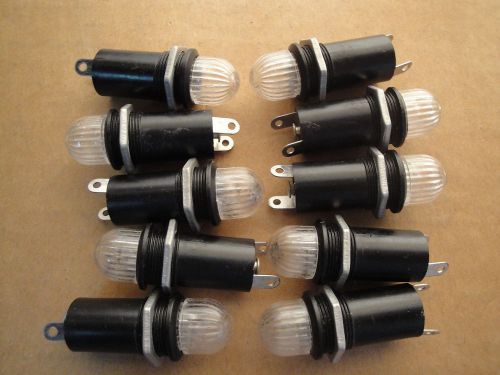 10 Ea 6 Volt Indicator Panel Light socket Audio Tube Amplifier