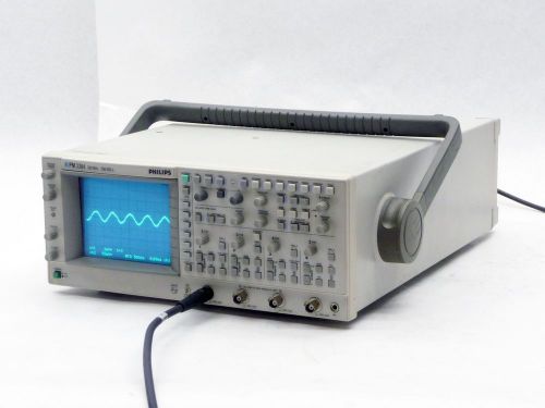 FLUKE PHILIPS PM 3384 ANALOG DIGITAL 4-CHANNEL OSCILLOSCOPE 100MHz 200MS/s