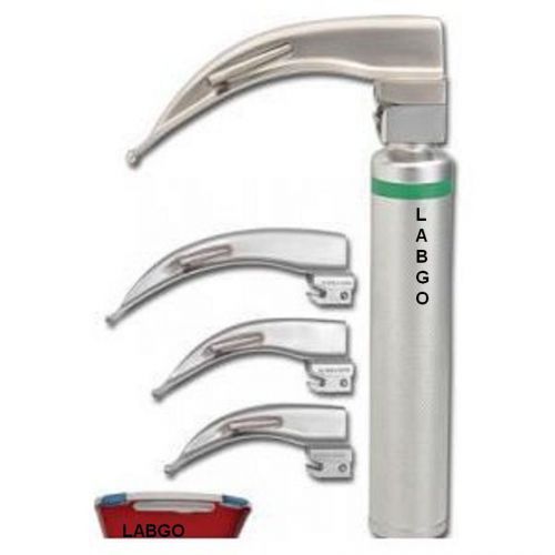 Fiber optic laryngoscope intubation kit laryngoscope set labgo mn3 for sale