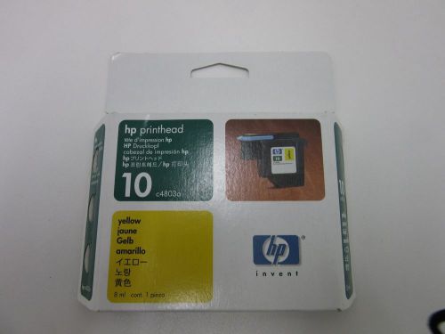 Genuine HP 10 Printhead Yellow Printer Cartridge